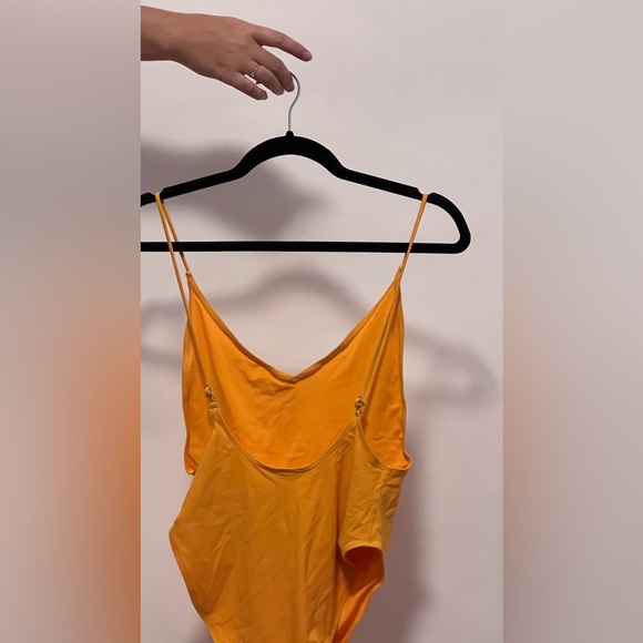 One piece orange bathing suit - Picture 3 of 4